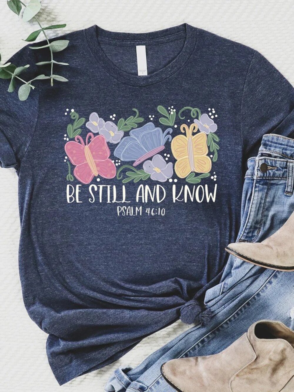 NWOT Love In Faith Women's XL Tee "Be Still And Know"